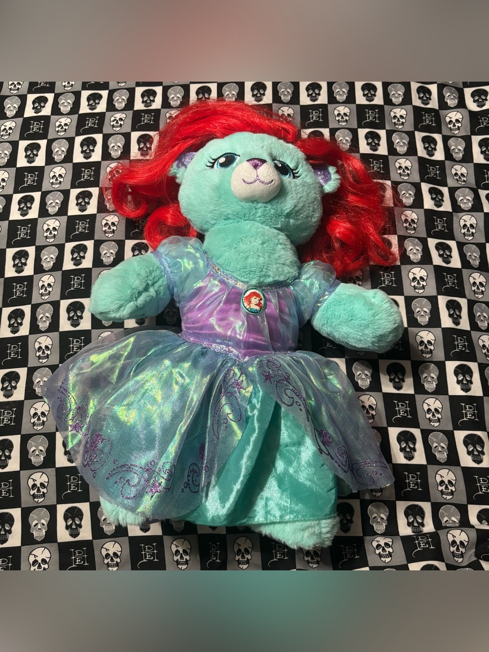 Build a Bear Limited Edition Disney Princess Ariel Bear Retired 2016